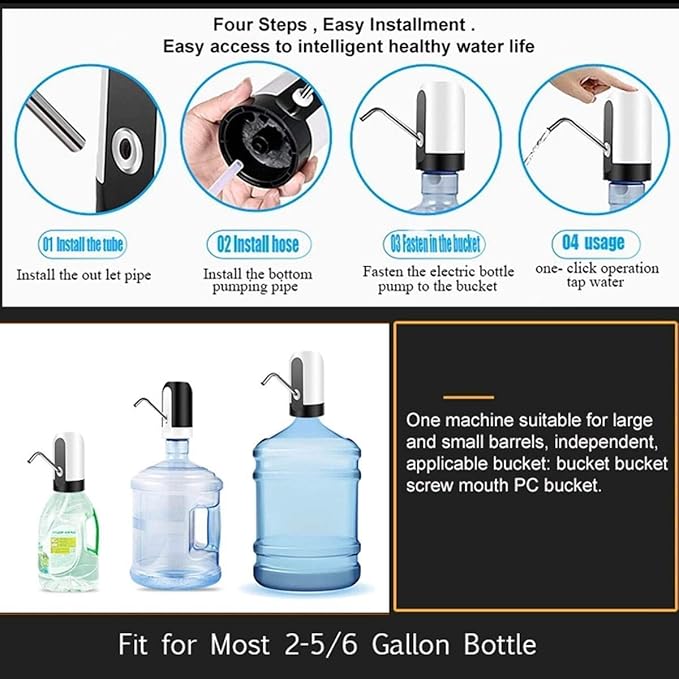 Automatic Wireless Water Can Dispenser Pump for 20 Litre Bottles