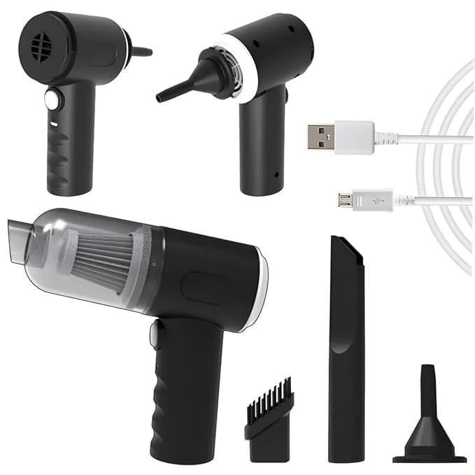 2-in-1 Wireless Air Duster & Handheld Vacuum Cleaner