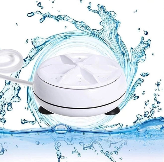 Mini USB Ultrasonic Washing Machine | Portable Deep Cleaning Device for Travel & Home