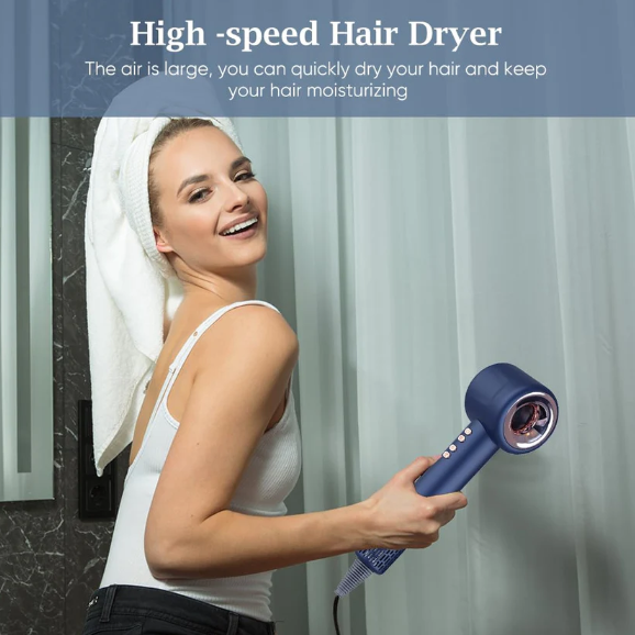 Professional High-Speed Hair Dryer | 110000 RPM Fast Drying Technology