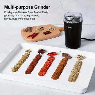 Portable Electric Coffee Grinder – Multi-Purpose Coffee, Spice & Dry Ingredient Grinder
