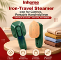 Portable Wireless Steam Iron  2-in-1 Dry & Steam Travel Iron for Clothes